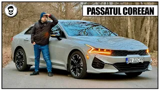 PASSAT-ul COREEAN REVINE! KIA K5 GT Line 1.6 TURBO, e bună de ceva sau e doar OREZĂRIE? Mai bun TDI?