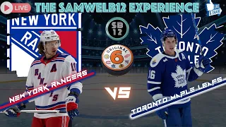 🔵NEW YORK RANGERS vs. TORONTO MAPLE LEAFS | Live NHL Hockey | Play by play