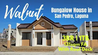 Walnut Bungalow Single Attached @ Southwinds San Pedro Laguna | Chad Ricafort | House Tour