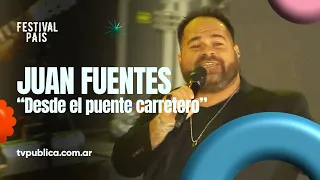 "Desde el puente carretero" por Juan Fuentes en Cosquín - Festival País 2024