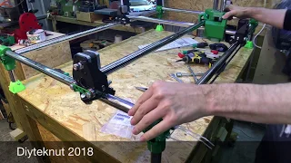 Assembling  A Mostly 3D Printed CNC Router MPCNC PT2