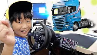 예준이의 트럭 게임 플레이 자동차 장난감 조립놀이 Truck Game Play with Car Toy Assembly