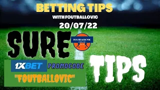 FOOTBALL PREDICTIONS TODAY 20/07/2022|SOCCER PREDICTIONS|BETTING TIPS I SURE WINNING TIPS