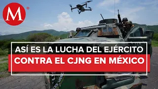 CJNG se enfrenta a batalla contra el Ejército y rivales en Michoacán, Zacatecas y Colima