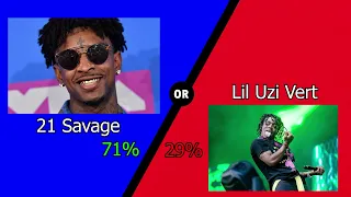 The ultimate rap battle Which rapper do you prefer?