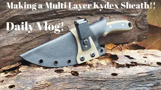 Making A Sheath | Multi Layered Kydex Sheath | Horizontal Carry