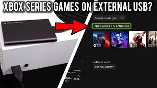 Some Xbox Series Optimized games CAN run on external drives... | MVG