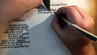 The House in the Corner: Calligraphy