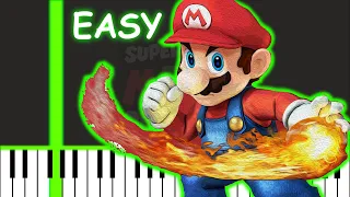 Snowball Park - Super Mario 3D World | Easy Piano