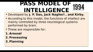 Theories of Intelligence (lecture 4) ( PASS Model of Intelligence) MAPC ignou