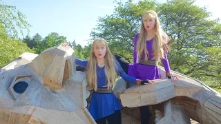 The TWINS and the TROLLS (Original Story and Song) Harp Twins