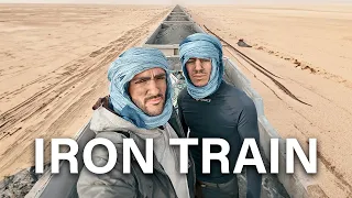 CLANDESTINE TRIP ON THE IRON TRAIN IN MAURITANIA 🇲🇷