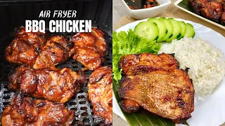Boneless BBQ Chicken in Air Fryer  |  BBQ Chicken Recipe