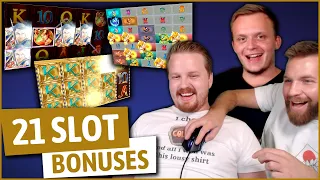 Bonus Hunt Opening #34 - 21 Slot bonuses / €6000 start