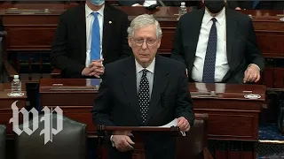 Watch Mitch McConnell's full speech on counting the electoral college votes