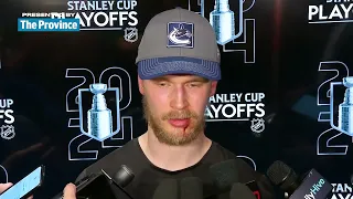 POSTGAME / Pettersson vs. Oilers / 20.05.2024