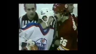 Flames - Oilers rough stuff 4/14/83