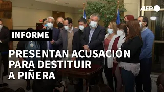 Oposición chilena presenta acusación para destituir a Piñera por Papeles de Pandora | AFP