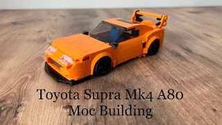 Lego Toyota Supra Mk4 A80 Moc Building