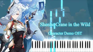 「Shenhe: Crane in the Wild」 Character Demo OST | Genshin Impact [Piano tutorial + Sheet]