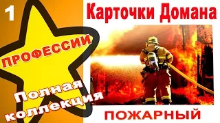 Карточки Домана Профессии часть 1