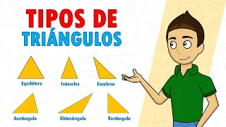 CLASIFICACIÓN DE LOS TRIÁNGULOS Super fácil - TIPOS DE TRIÁNGULOS