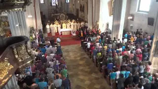 Flashmob bei der Jugendwallfahrt auf den Bogenberg 2015