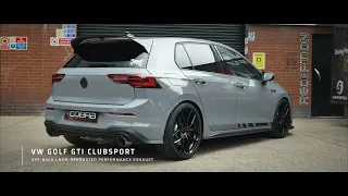 VW Golf (MK8) GTI Clubsport NonRes GPF Back Performance Exhaust -Cobra Sport (Static Exhaust Sound)