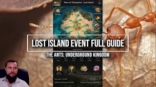 The Ants: Underground Kingdom LOST ISLAND EVENT GUIDE to ALL YOU NEED TO KNOW PvP and PvE #theants