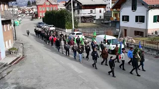 La sfilata alla festa del Gr. Tambre 14/01/24 (Video: L.R. Gigistrop)