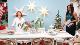 An instant DIY holiday dining room table extension