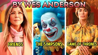AI dreams:  Friends, Game of Thrones & The Simpsons by Wes Anderson