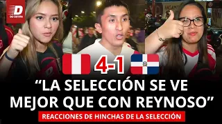 HINCHAS de la SELECCIÓN PERUANA reaccionan a GOLEADA sobre República Dominicana | DE CONTRA