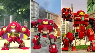 Evolution of Hulkbuster Armors in LEGO Marvel Videogames (2013-2018)