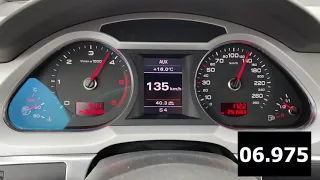 Audi A6 3.0 TDI quattro 240HP acceleration przyśpieszenie