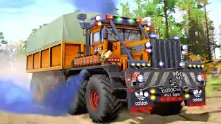 Goliath Kirovets Going Off-Road In To The Wild | Spintires Mudrunner | Mbum Truck