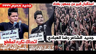 تفاعل وصراخ جمهور بغداد بحرارة لجديد الشاعر رضا العبادي || مهرجان طفوفنا الكبير 1444هـ