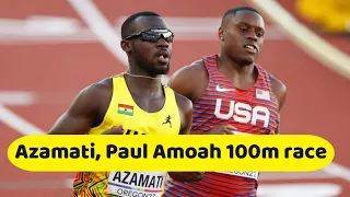 Benjamin Azamati & Joseph Paul Amoah 100 meter race | 2022 World Athletics Championship