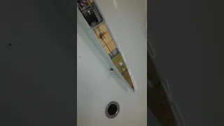 1:72 RC submarine, type IX, test1