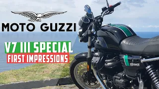 MOTO GUZZI V7 III SPECIAL - MY FIRST IMPRESSIONS