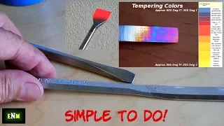 How To Heat Treat / Temper Hand Tools & More!