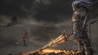 Dark souls second : Slave Knight Gael  VS Soul of Cinder and Nameless King