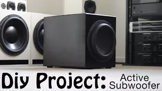 DIY BUILD - ACTIVE DAYTON ULTIMAX SUBWOOFER