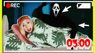 mache SLEEPOVER Challenge niemals 3 Uhr Nachts ohne BFF wenn GHOSTFACE im Zimmer ist (HILF mir)