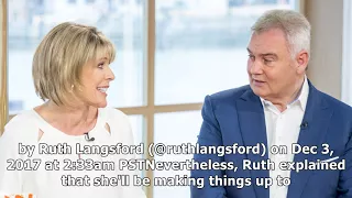 ruth langsford reveals she blasted husband eamonn holmes for his strictly come dancing 'jealousy'