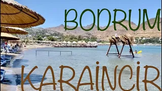 🎥 Bodrum Akyarlar Karaincir Plajı 4K walking tour 🇹🇷