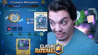 İLK GİRİŞTE!! 1 MAĞLUBİYET 12 GALİBİYET - EFSANEVİ MÜCADELE Clash Royale