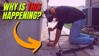 Pavers Cracking When Installing Polymeric Sand | Hardscape Vlog #10