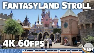 Disneyland Fantasyland - Relaxing Stroll & Tour - 4K 60fps - 2019
