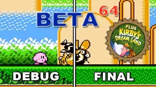 Beta64 - Kirby's Adventure & Kirby's Dream Land